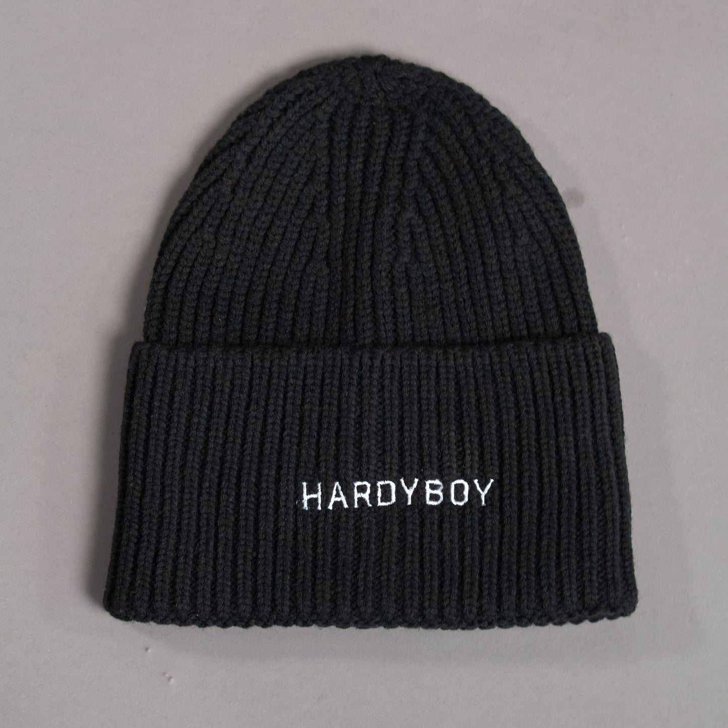 Hardyboy Sustainable Chunky Rib Knit Beanie - Oak